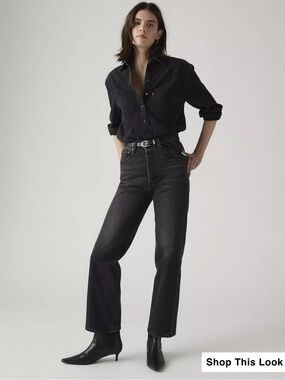 Levi’s Ribcage Straight Ankle Jeans